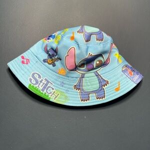 Stitch Blue Kids Bucket Hat